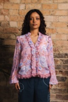 Roselette Ruffle Blouse - Image 1